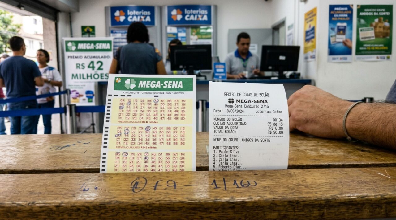 Lotérica comunica apostadores que aguardam o resultado da Mega-Sena hoje
