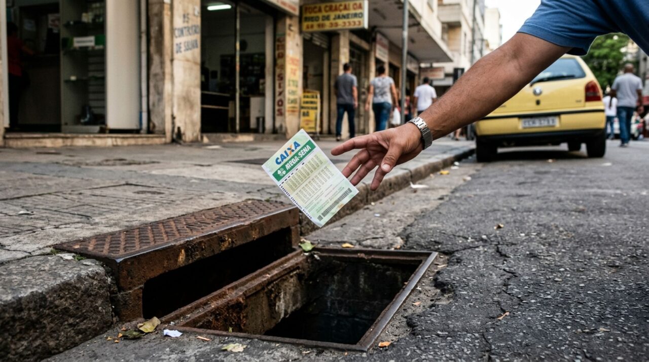 Jovem ganha na quina da Mega-Sena, mas percebe que perdeu o bilhete da loteria que havia comprado e Caixa não deixa o resgate do prêmio ser realizado