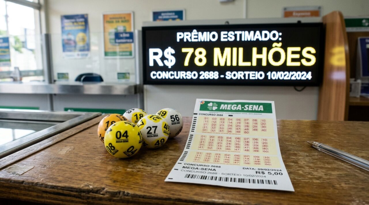 Ninguém acerta a Mega-Sena 3036 e prêmio sobe para R$ 78 milhões no sorteio de 28 de julho