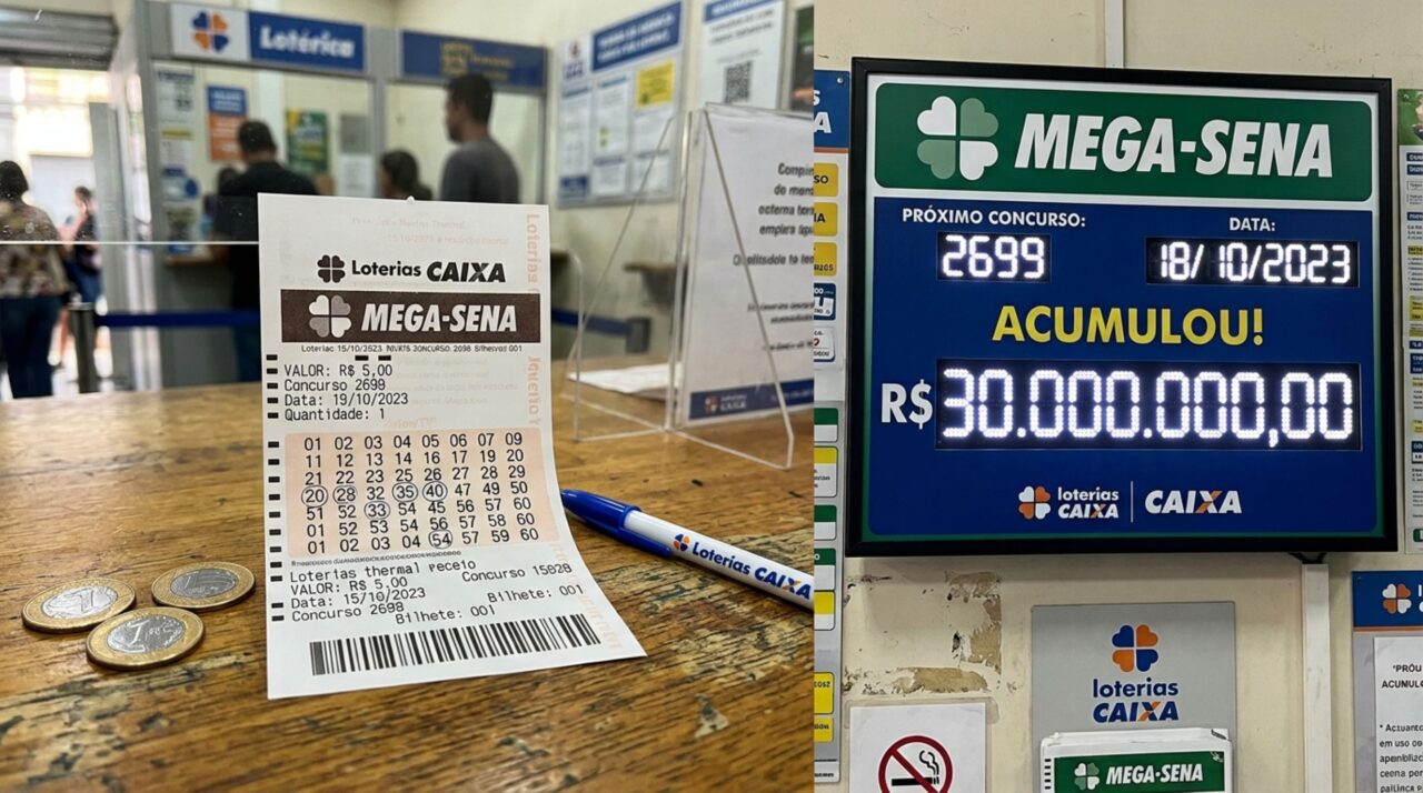 Mega-Sena termina sem ganhador e prêmio acumulado sobe para R$ 30 milhões