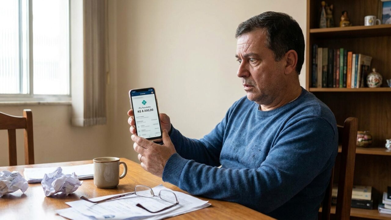 Homem recebe Pix de R$ 8 mil por engano, bloqueia quem enviou e gasta parte do dinheiro antes de ser procurado pelo banco