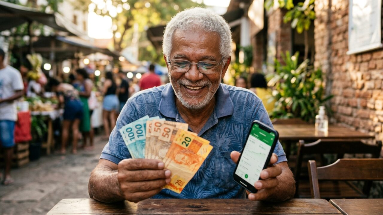 Pessoas que completaram 70 anos podem retirar todo o dinheiro acumulado no FGTS pelo celular