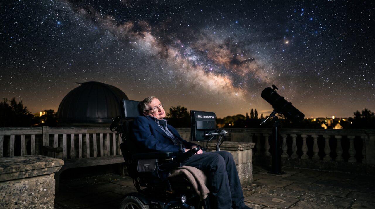 A lição de Stephen Hawking sobre focar nas estrelas e manter a perspectiva diante das dificuldades.