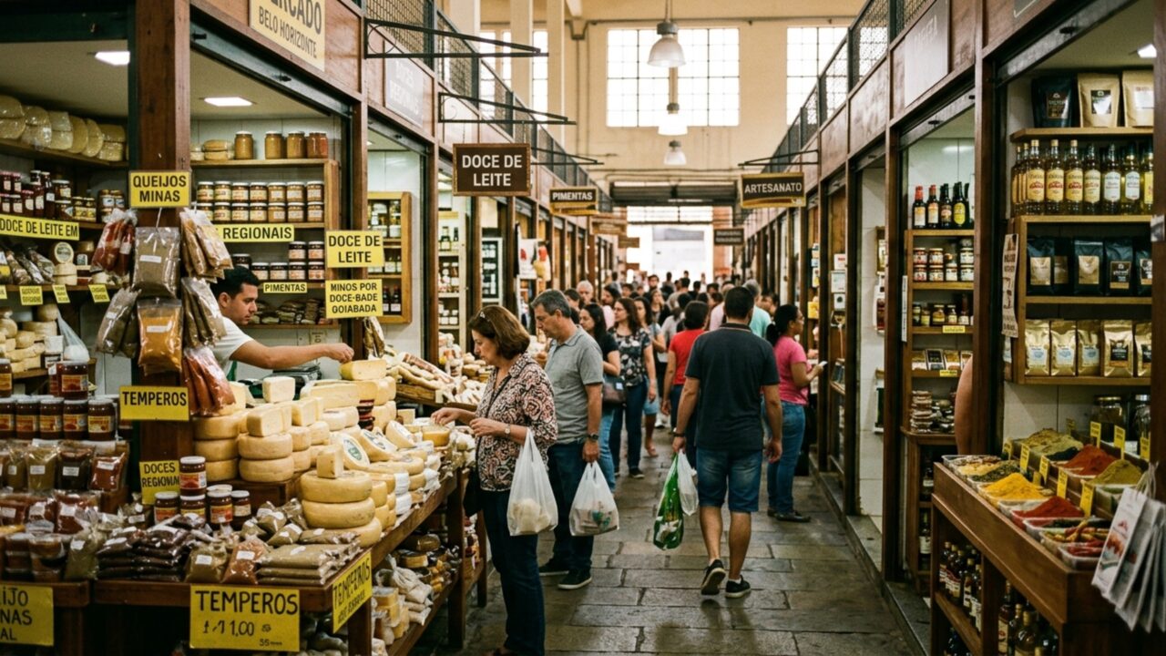 Mercado com mais de 400 lojas em BH já foi eleito o 3º melhor do mundo e recebe multidões todos os meses