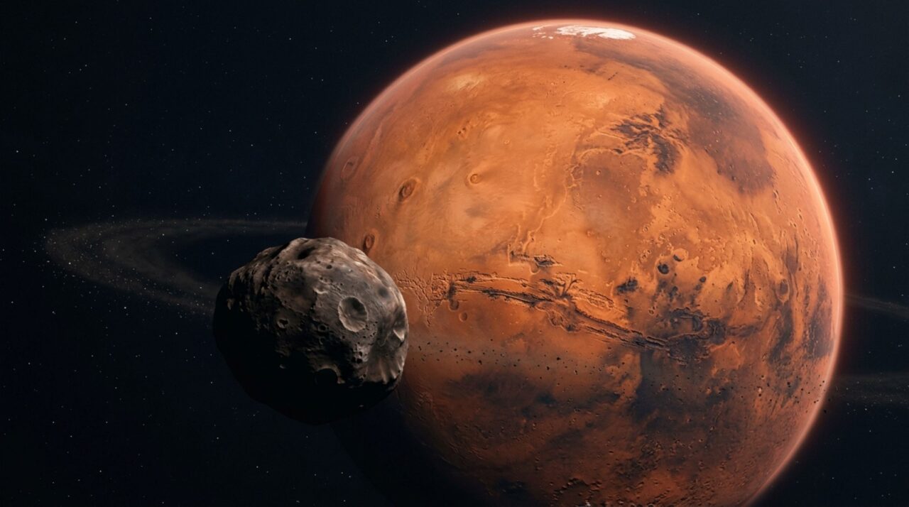 O fenômeno espacial que fará Marte ganhar um misterioso anel de poeira em milhões de anos