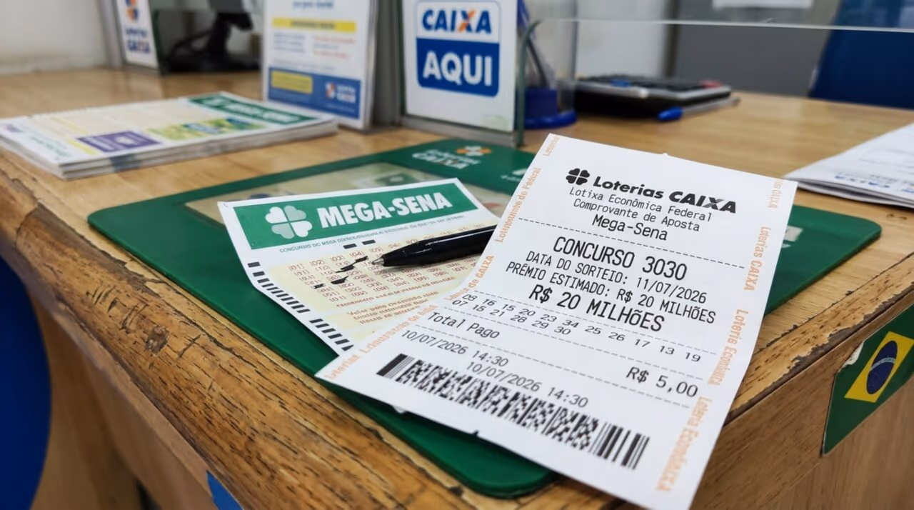 Mega-Sena sorteia prêmio estimado em R$ 20 milhões neste sábado, 11 de julho