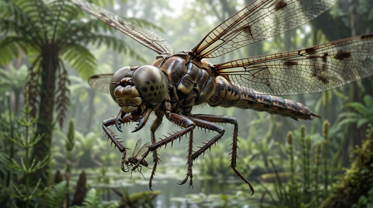Altos níveis de oxigênio na atmosfera permitiram o desenvolvimento de insetos gigantes