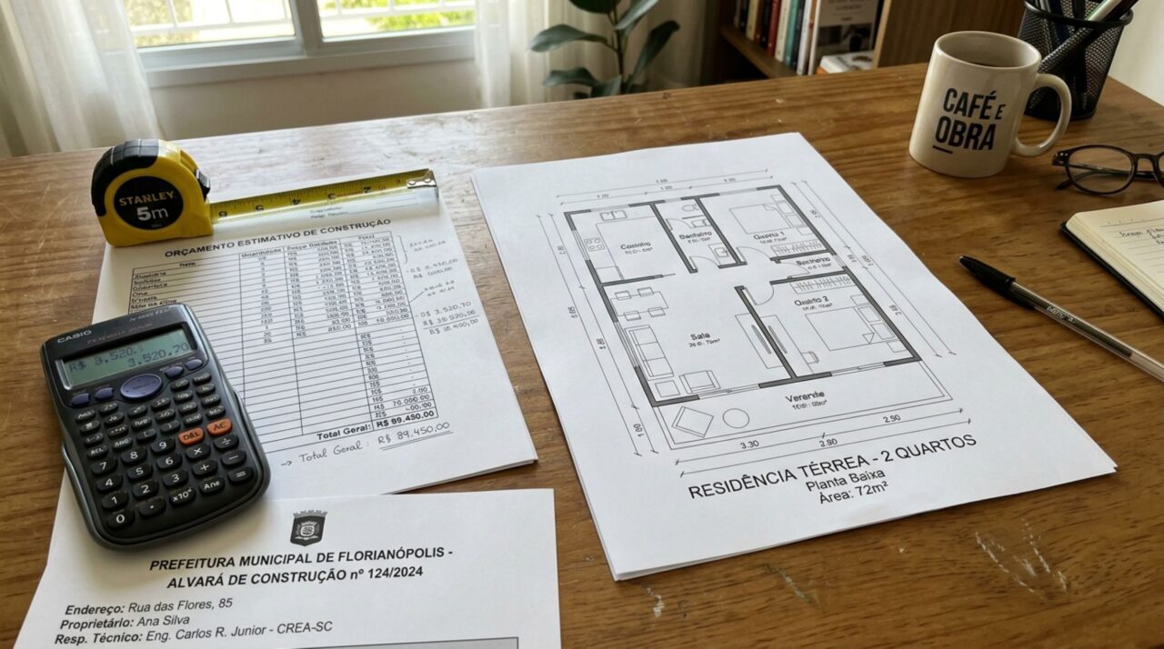 Quanto custa construir uma casa popular de 60 m² em 2026? Veja simulação de gastos