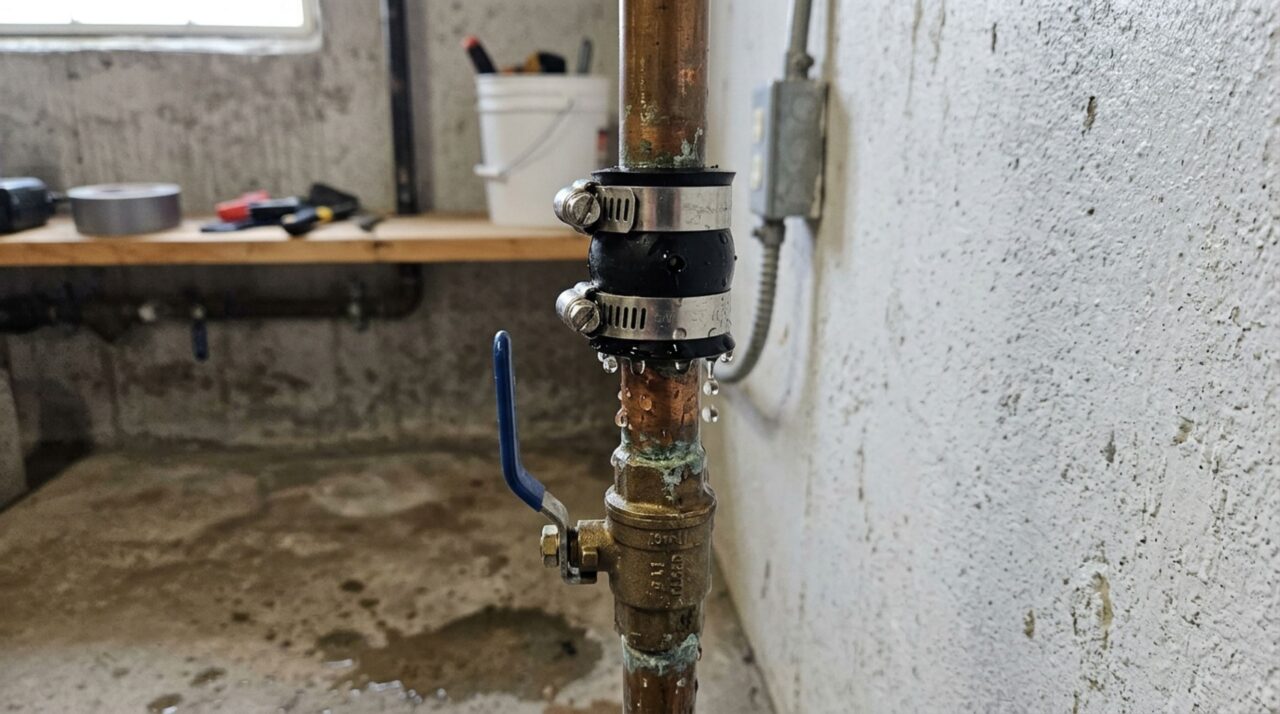 Como consertar rapidamente um vazamento no cano: 4 métodos comprovados de reparo de emergência