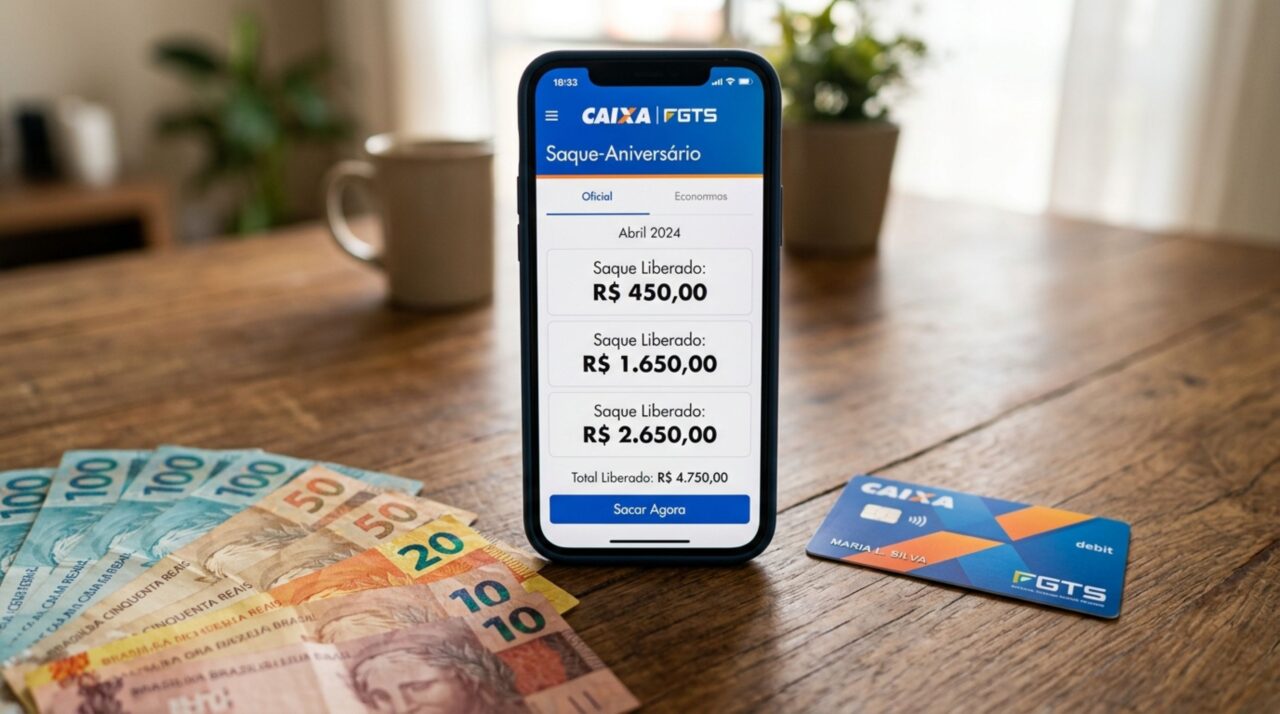 Tem R$ 1 mil, R$ 5 mil ou R$ 10 mil no FGTS? Veja quanto você vai receber no saque-aniversário