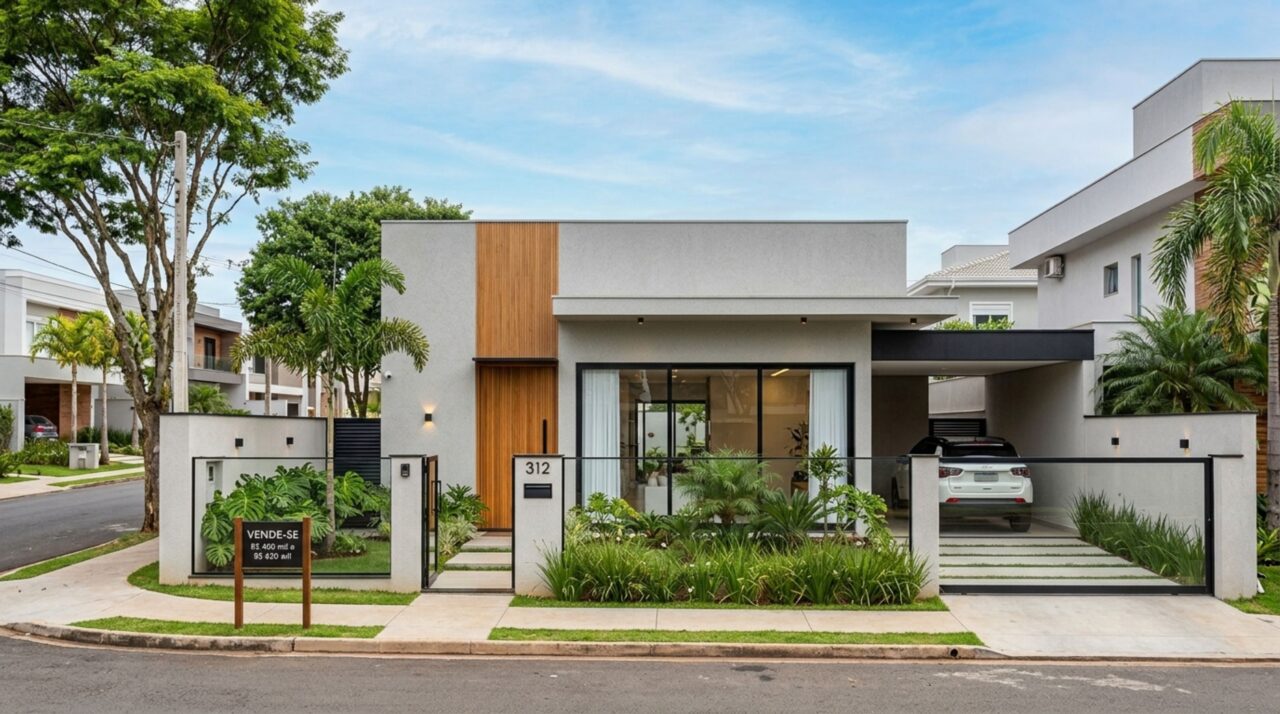 Quanto custa construir uma casa padrão médio-alto com 100 m² em 2026?