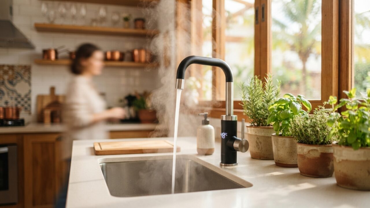 Adeus à torneira elétrica gastadora: modelos de aquecimento instantâneo eco reduzem a fatura de luz