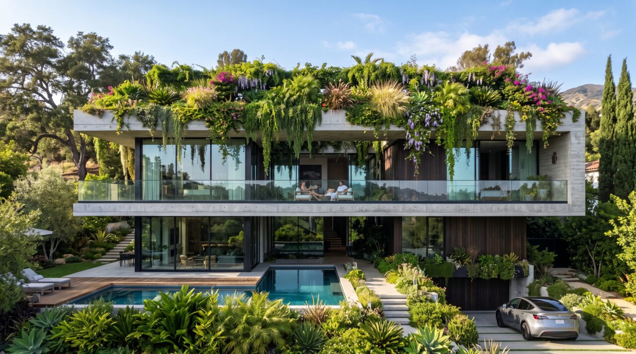 Sustentabilidade, arquitetura e telhado verde.