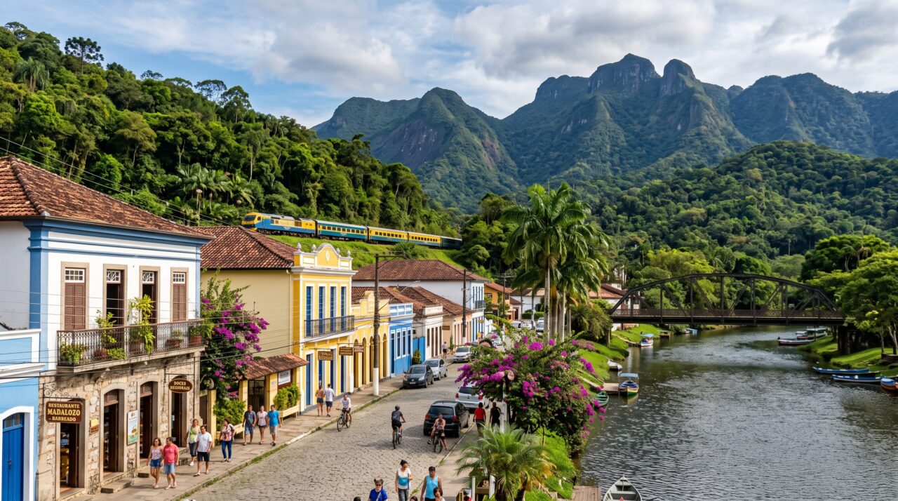 Desde 1884, com a construção da icônica ferrovia cortando a serra do mar, esse destino mantém sua herança histórica viva e atrai multidões para um turismo nostálgico de trem