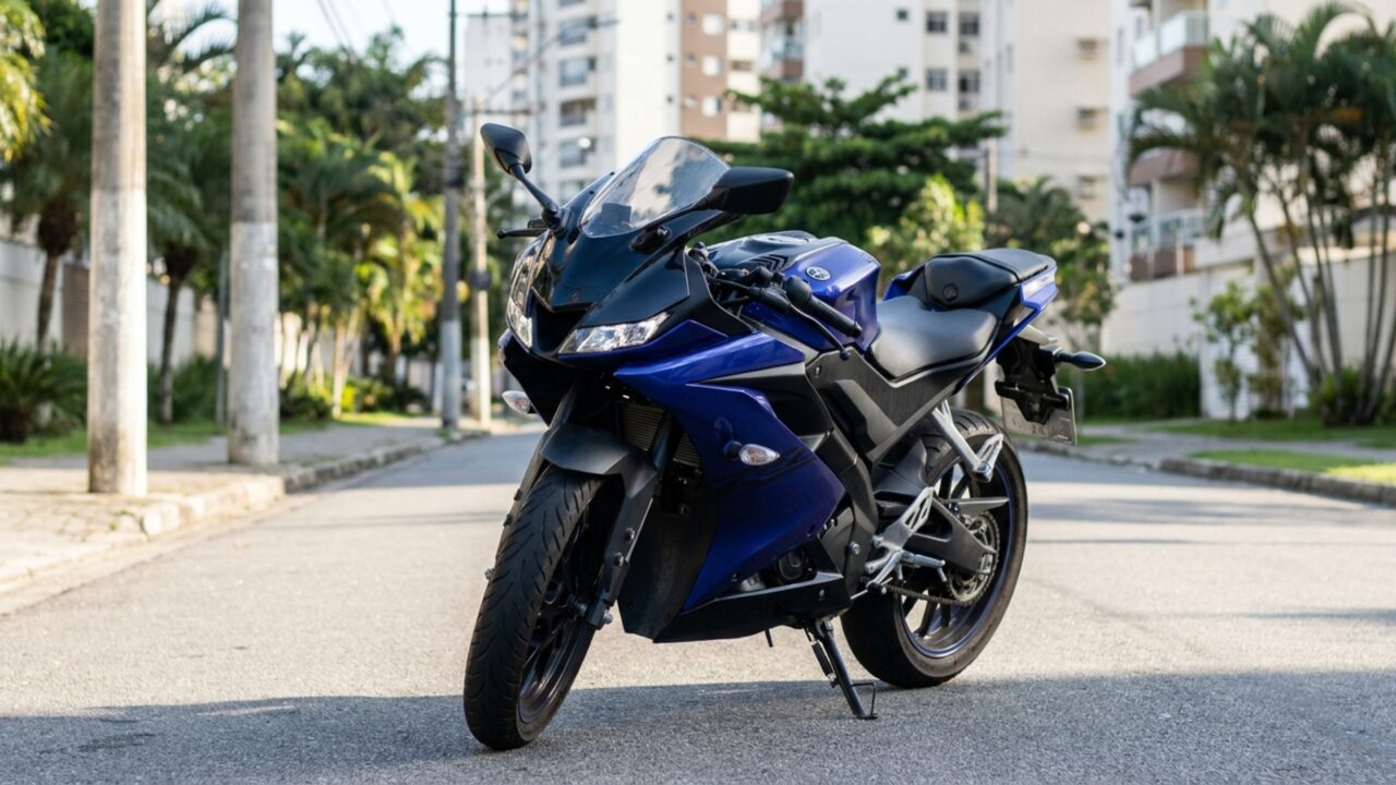 Esportiva da Yamaha por pouco mais de R$ 23 mil chama atenção de quem sonha com moto carenada