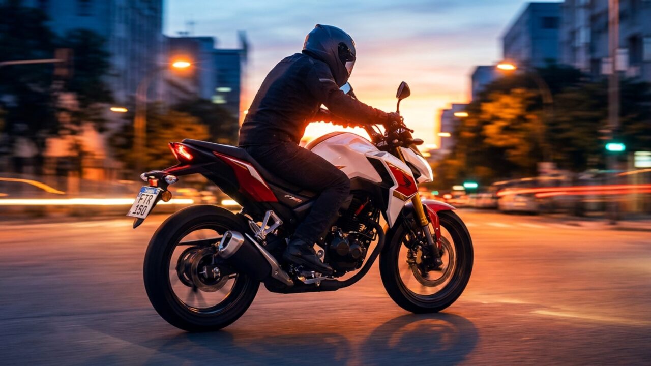 Com tanque de 15,4 litros esta Yamaha de R$ 18.490 foi preparada para rodar muito entre abastecimentos