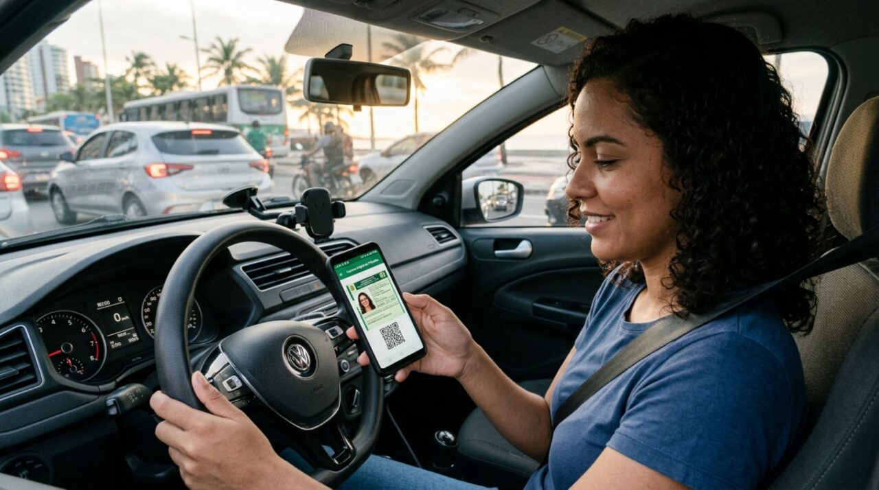 Motoristas que usam apenas a CNH digital devem saber desta regra em vigor