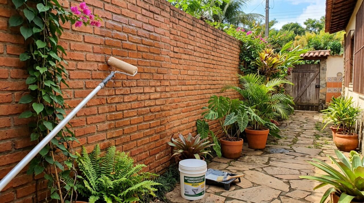 O tijolo ficará mais resistente e sem umidade por mais tempo: um cuidado simples que evita danos permanentes nas paredes