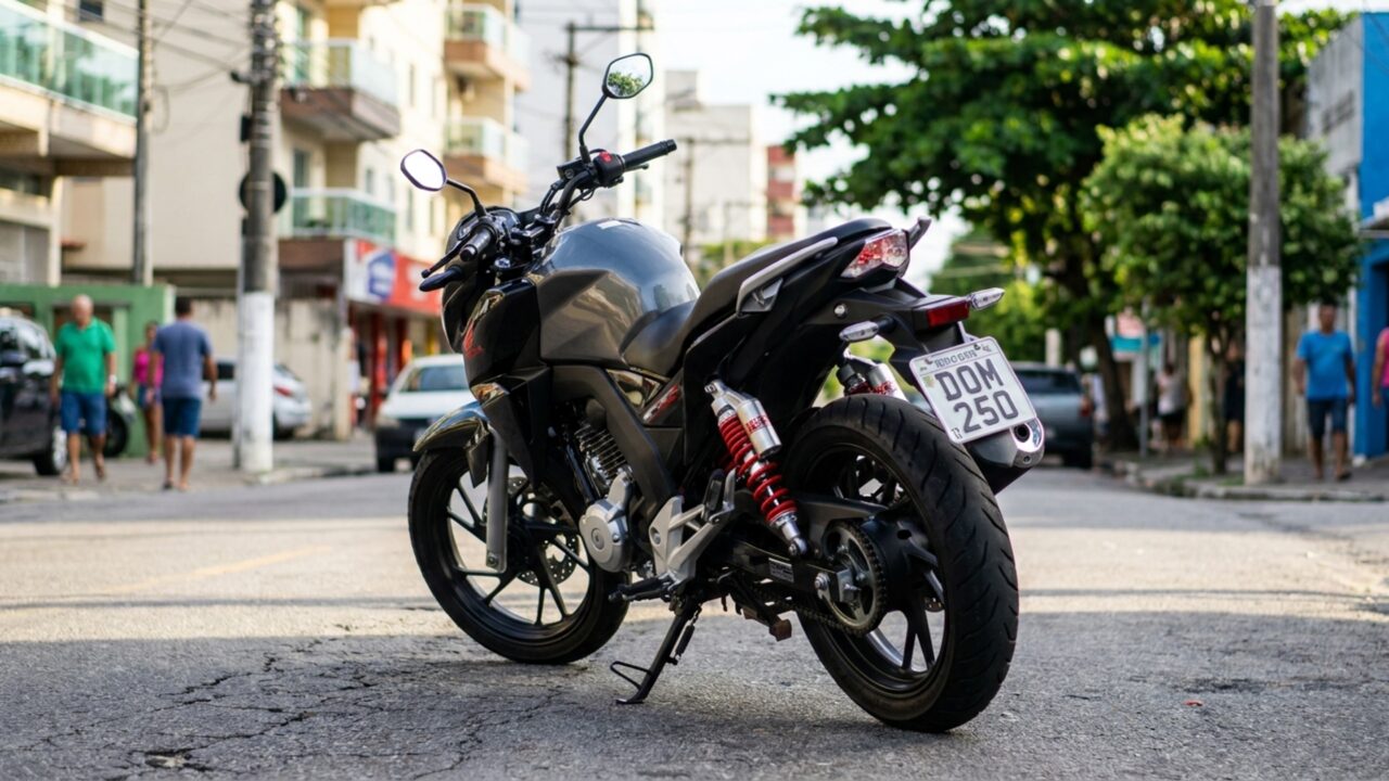 Câmbio de seis marchas e 27 cv fazem esta moto de R$ 23.400 encarar cidade e estrada