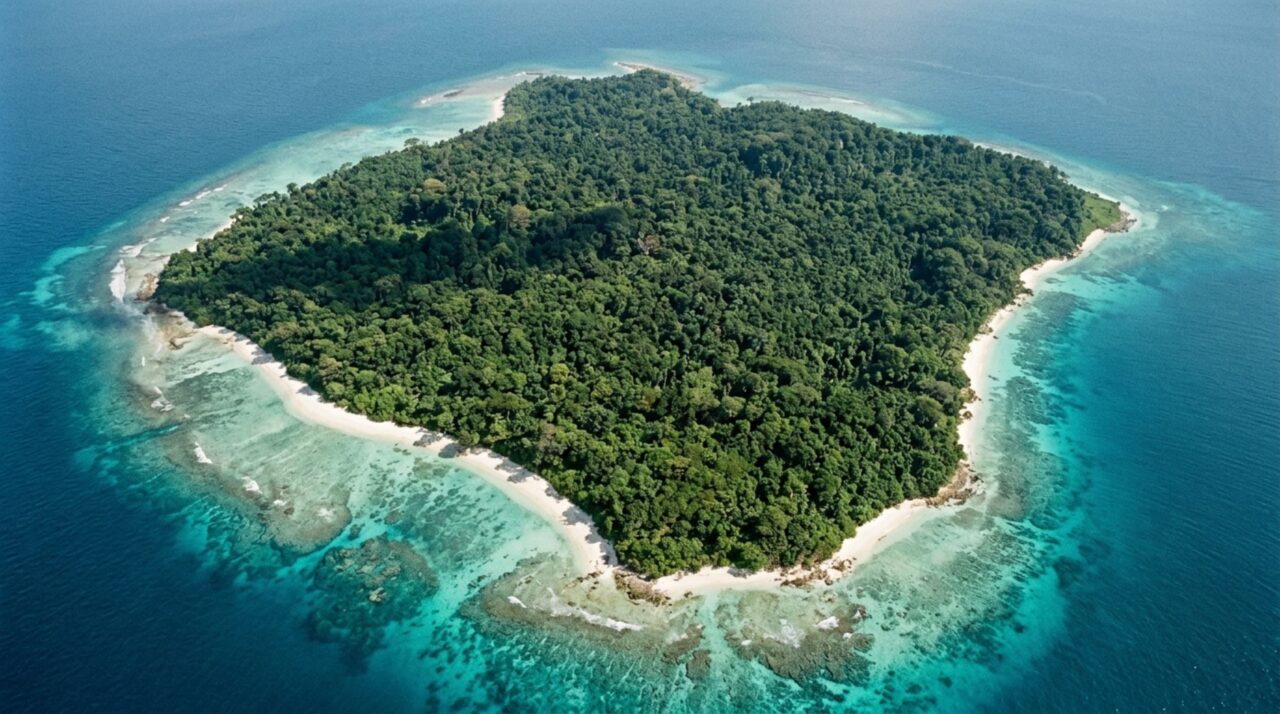 O lugar mais isolado do mundo onde qualquer visitante pode ser atacado antes mesmo de pisar na praia
