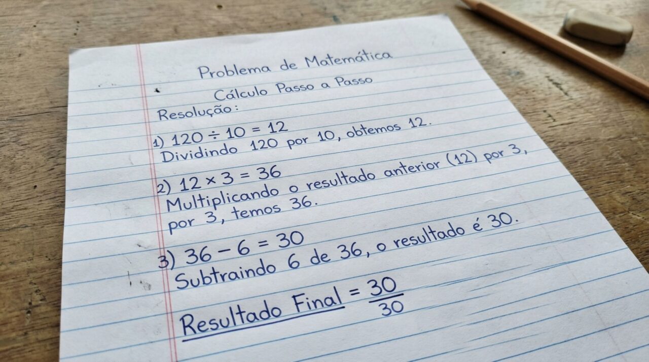 Resolva 120 ÷ 10 × 3 − 6 antes de 20 segundos e seja considerado um gênio