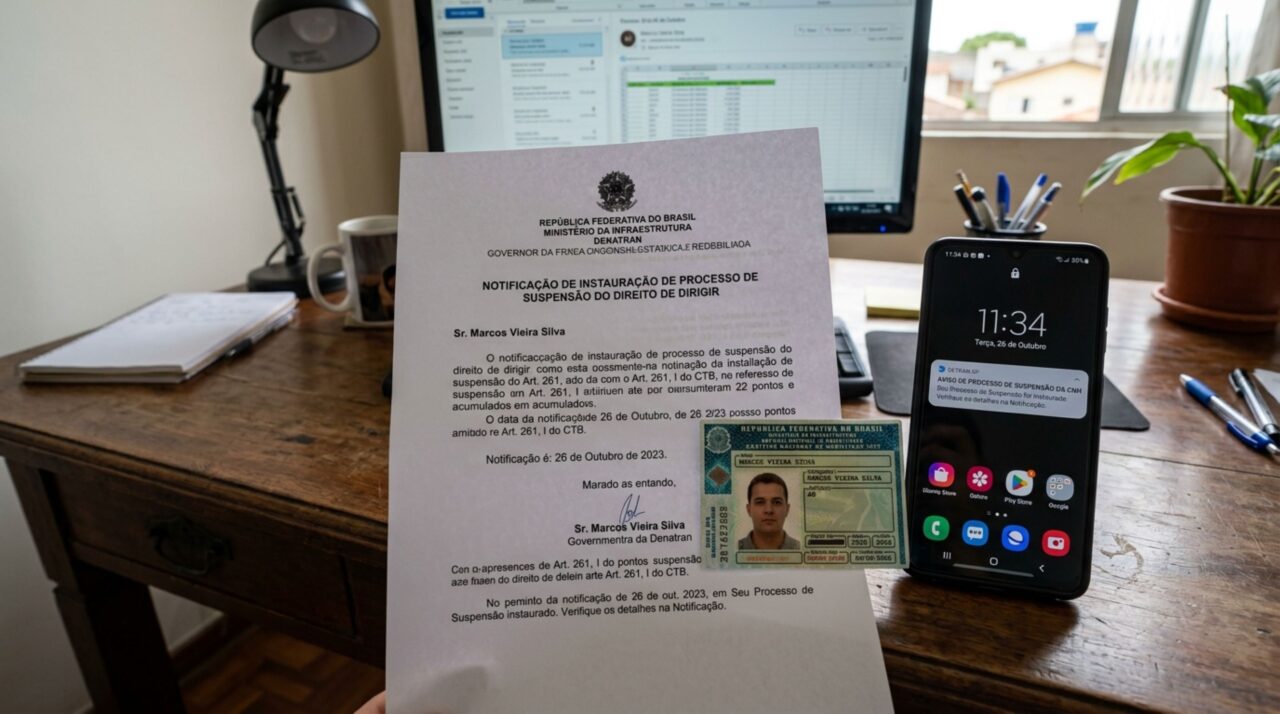Motorista perde a CNH ao atingir pontuação mínima e gostaria de ter entendido antes como funcionava