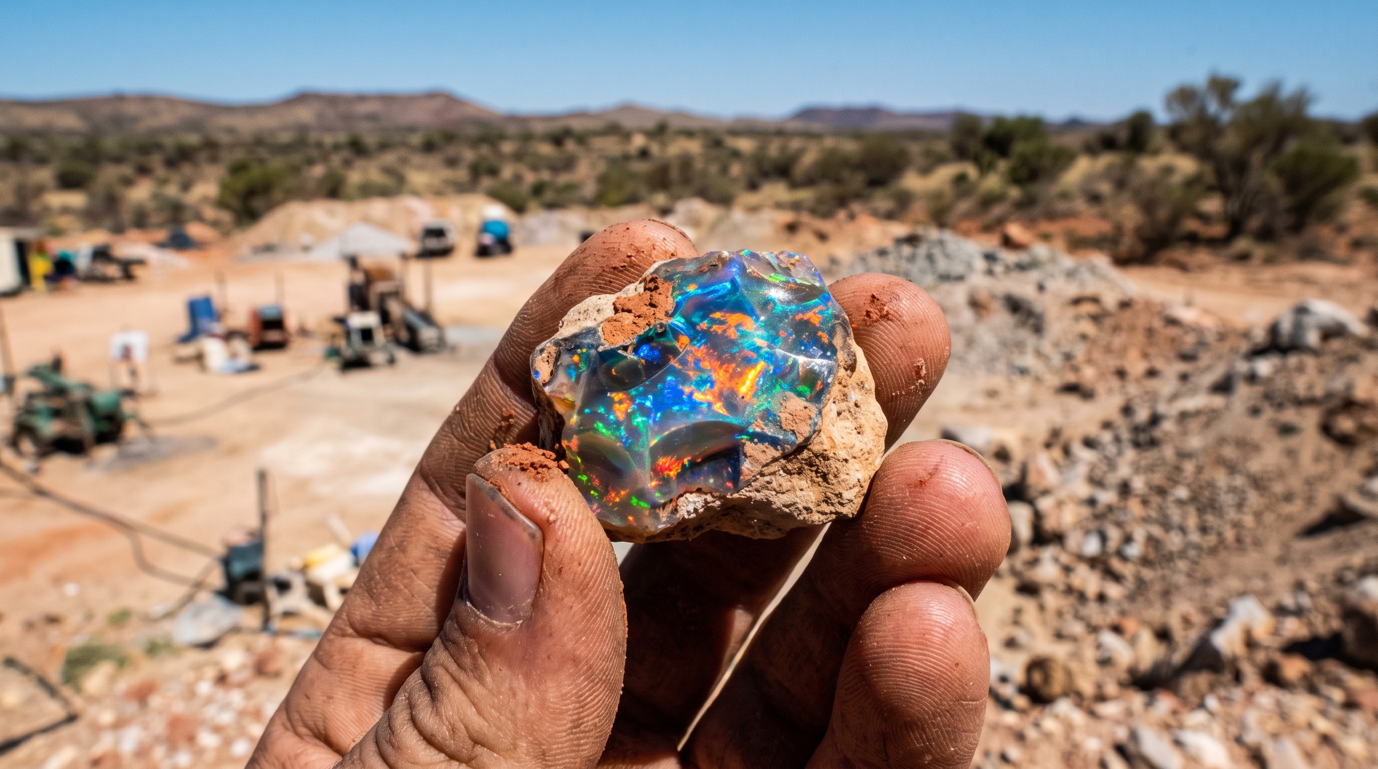A Austrália domina a produção mundial de opalas, mas qual fenômeno geológico explica essa concentração? Veja como essa pedra preciosa se forma e onde ela ocorre naturalmente