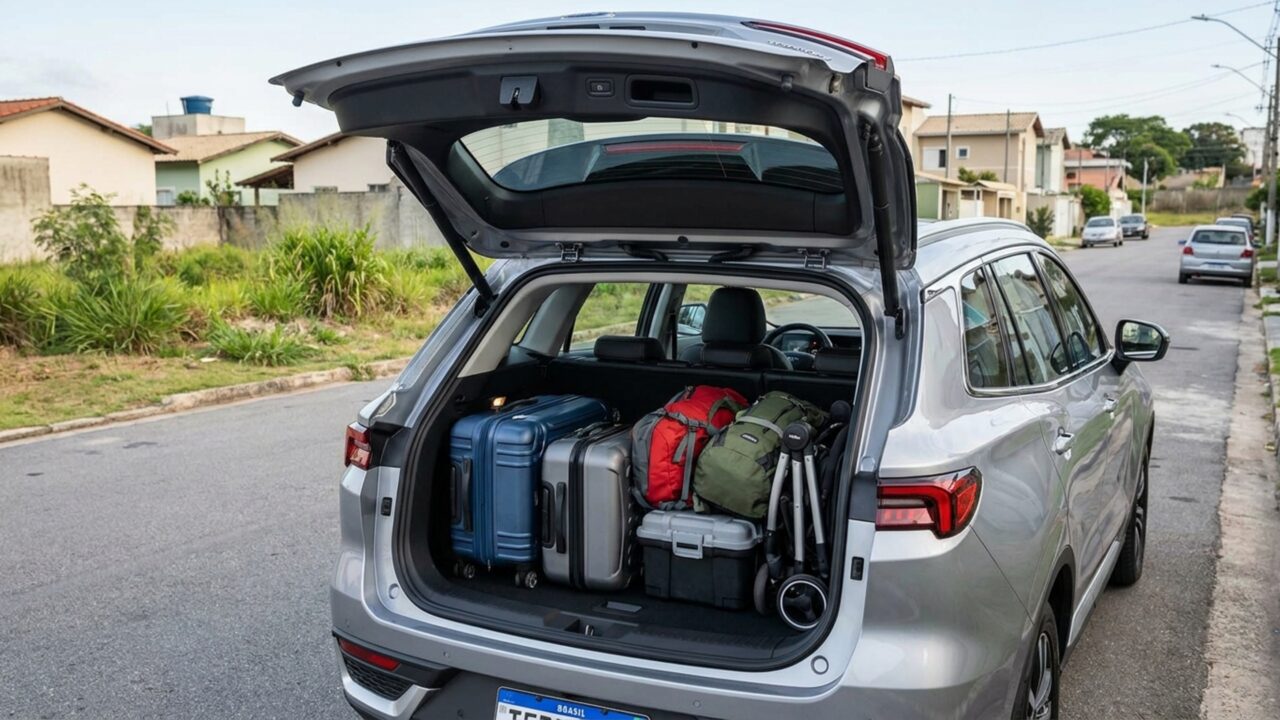 Ford transforma porta-malas de 448 litros em espaço de 1.422 litros e coloca 169 cv em SUV preparado para viagens carregadas