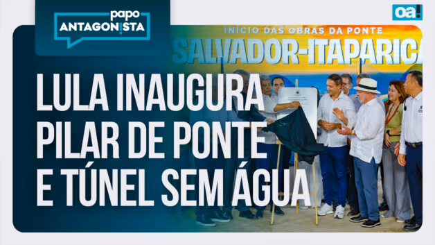 Papo Antagonista: Lula inaugura pilar de ponte e túnel sem água