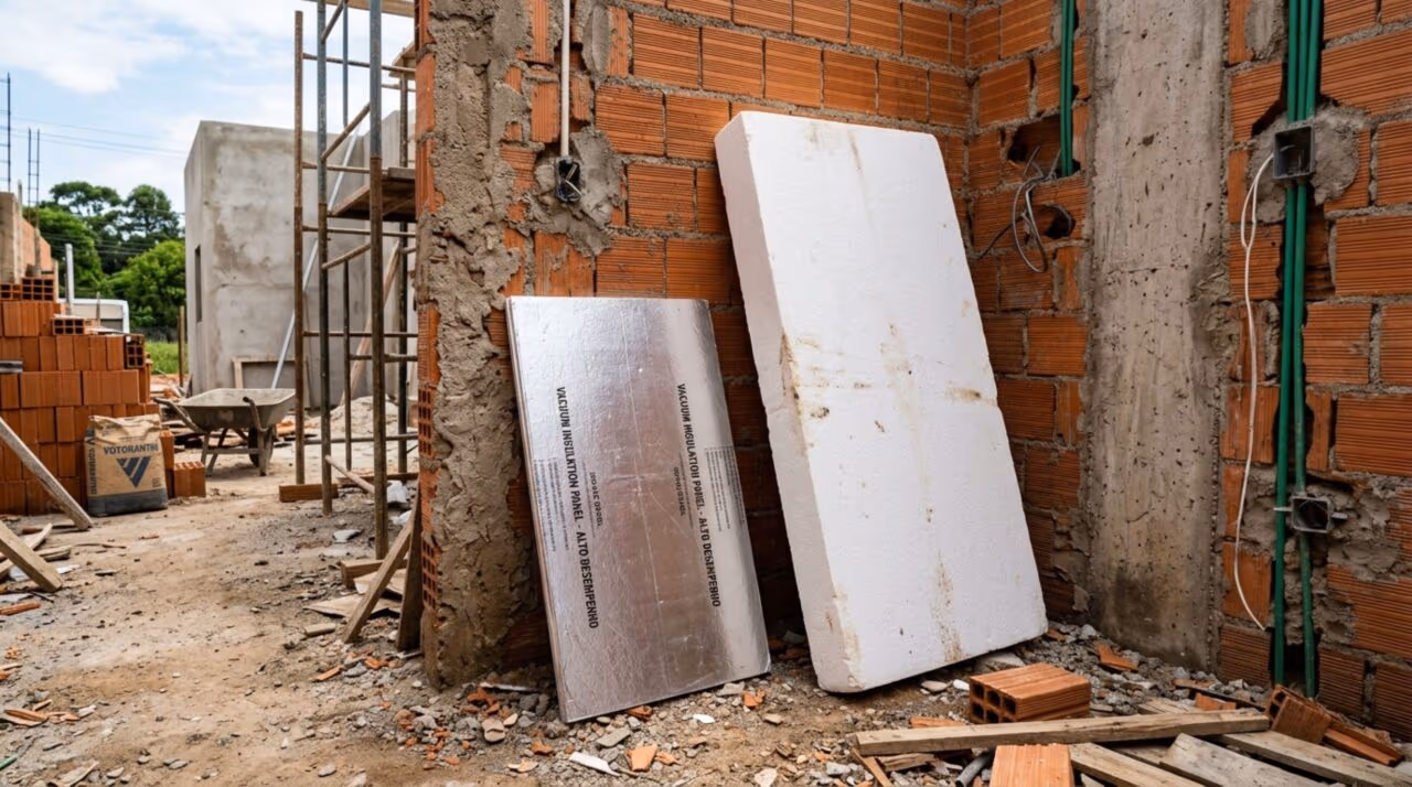 Esse material supera até 10x o isopor e somente 2 cm são suficientes em vez de 17 cm