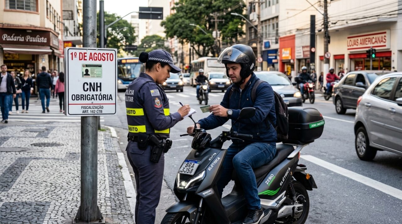 A partir de 1º de agosto, esses passageiros deverão possuir carteira de habilitação