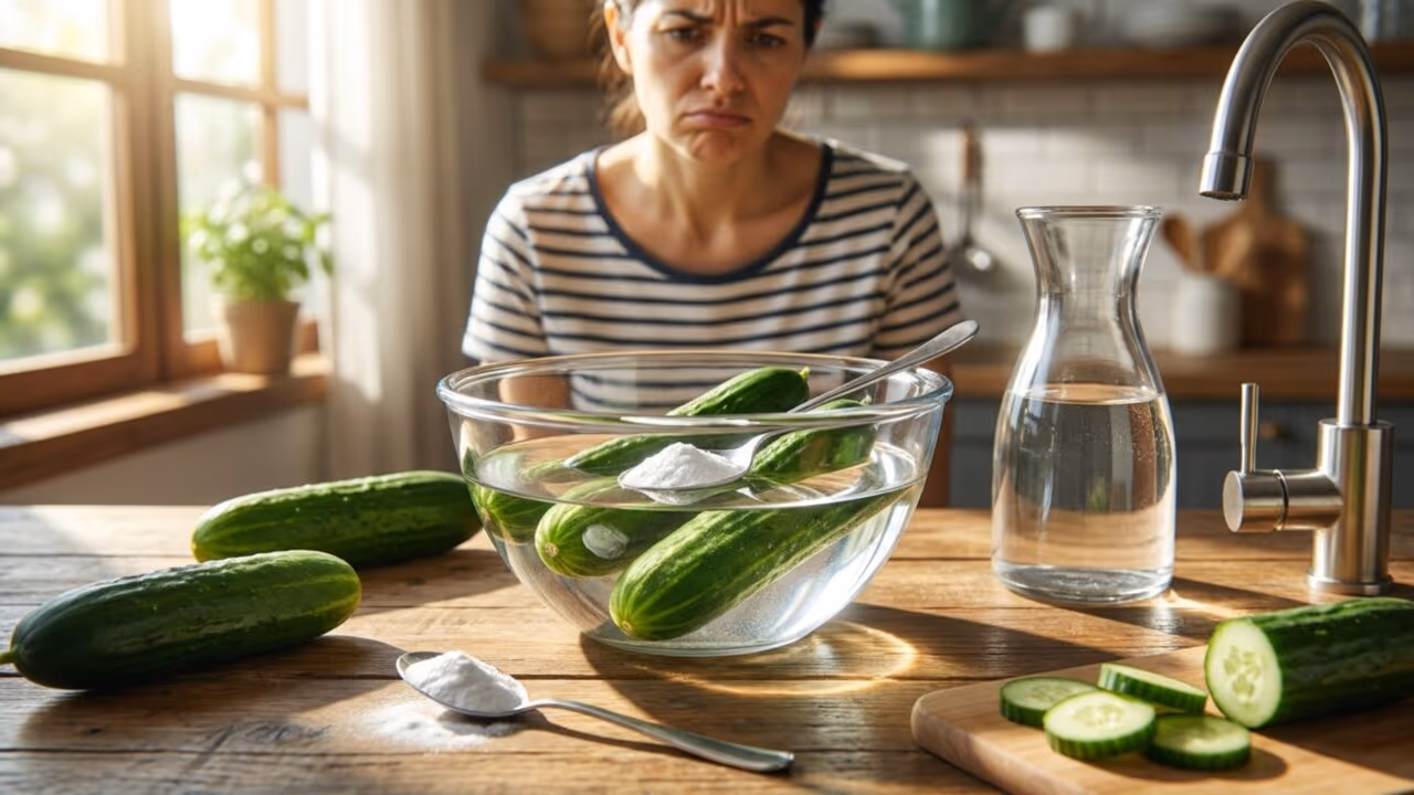 Misturar pepino e bicarbonato de sódio: para que serve e por que recomendam