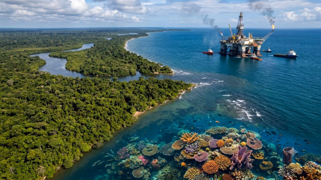 Perfuração de petróleo na Amazônia liga alerta em cientistas sobre riscos para recifes pouco conhecidos