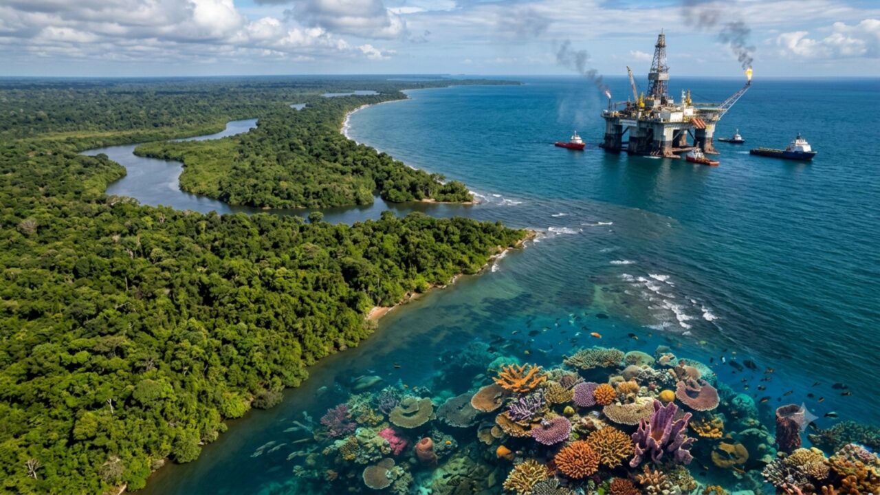 Perfuração de petróleo na Amazônia liga alerta em cientistas sobre riscos para recifes pouco conhecidos