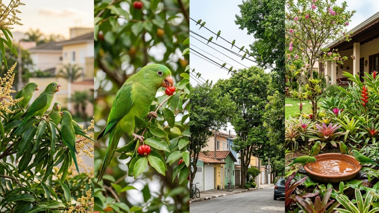 Especialistas explicam: se periquitos aparecem cantando perto da sua casa, entenda por que isso é bom
