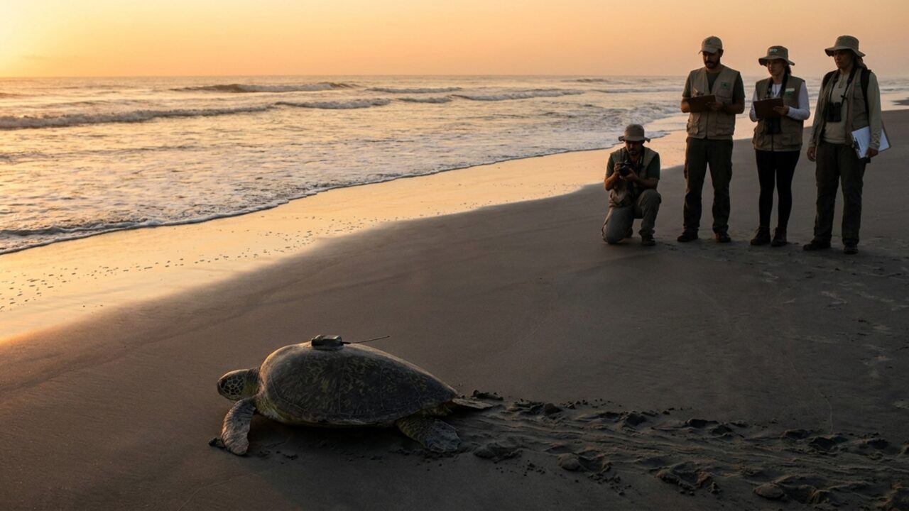 Pesquisadores colocam rastreadores em tartarugas-verdes e descobrem migração de mais de 2 mil quilômetros entre o Brasil e a Ilha de Ascensão