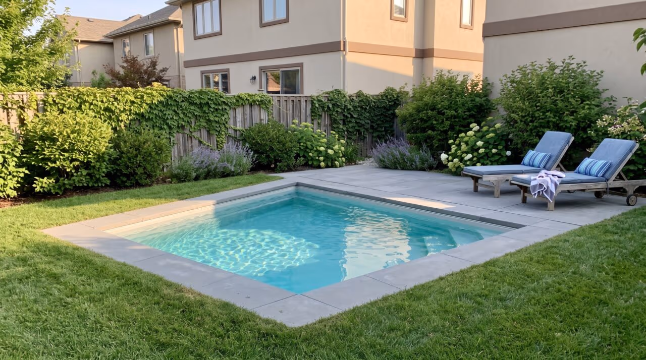 Quanto custa instalar uma piscina de fibra de 4 metros no quintal em 2026 para fugir do calor?