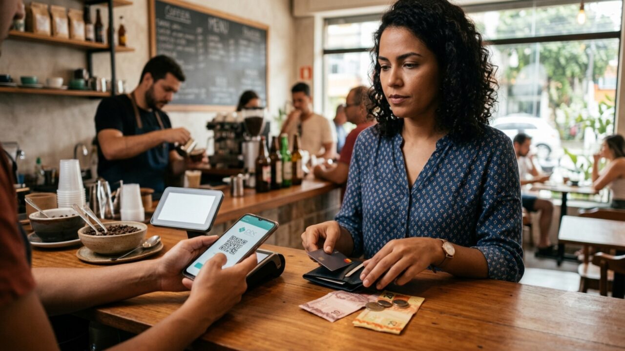 Pix, cartão ou dinheiro qual forma de pagamento ajuda a controlar melhor os gastos