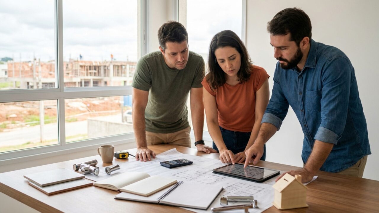 Quanto sai construir uma casa de classe média alta de 150 m² em 2026?