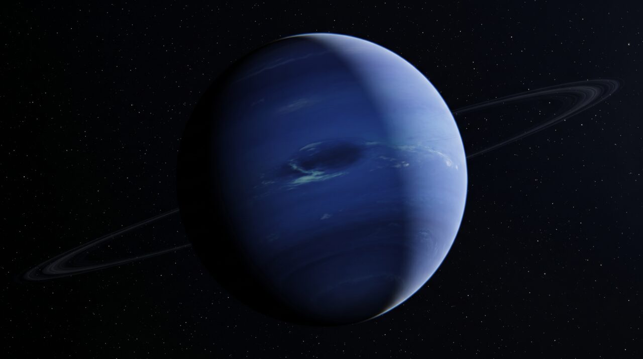 Os ventos extremos e a atmosfera de Netuno no sistema solar.