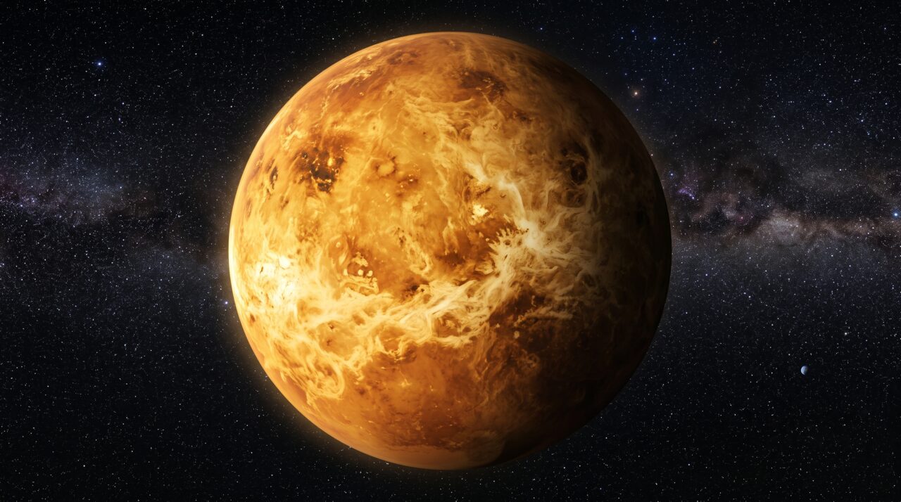 O tempo extremo e a rotação invertida do planeta Vénus.