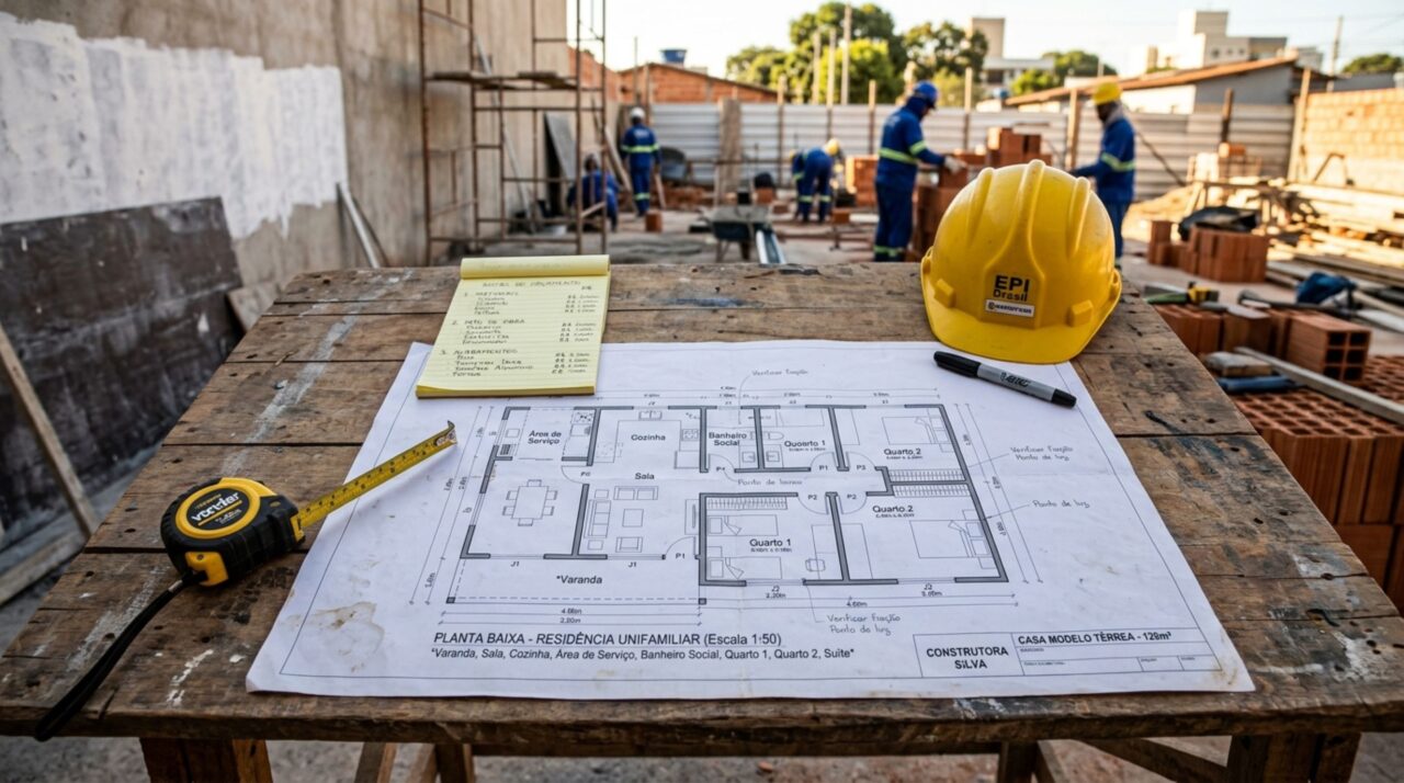 Quanto custa construir uma casa com 2 quartos em 2026?
