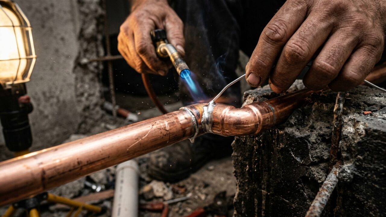 Quanto um encanador cobra para trocar o encanamento antigo de uma casa em julho de 2026?