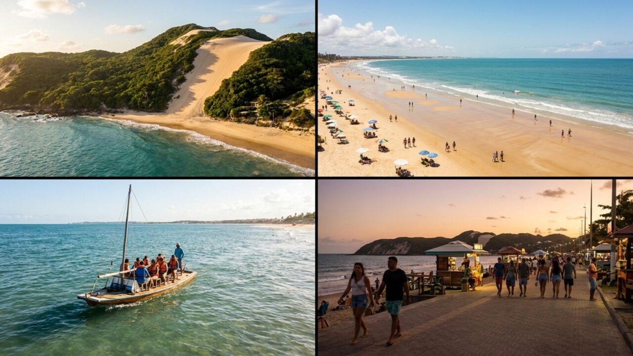 Areia dourada a 4,6 km de orla e uma duna protegida por lei: a vila de pescadores que virou patrimônio oficial do nordeste