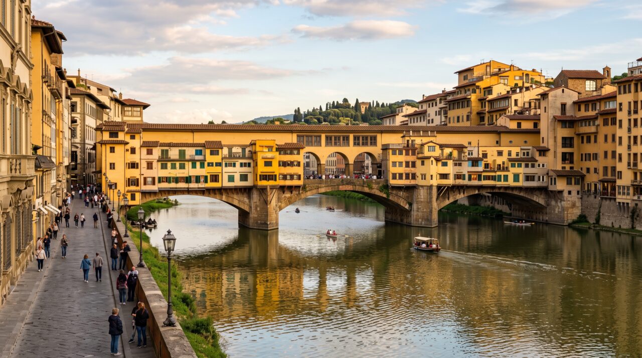 A história e as curiosidades da Ponte Vecchio em Florença.