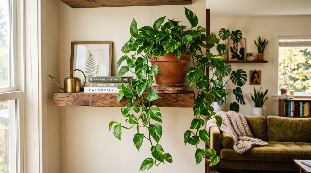 Como cultivar a planta jiboia dentro de casa para manter as folhas bonitas.
