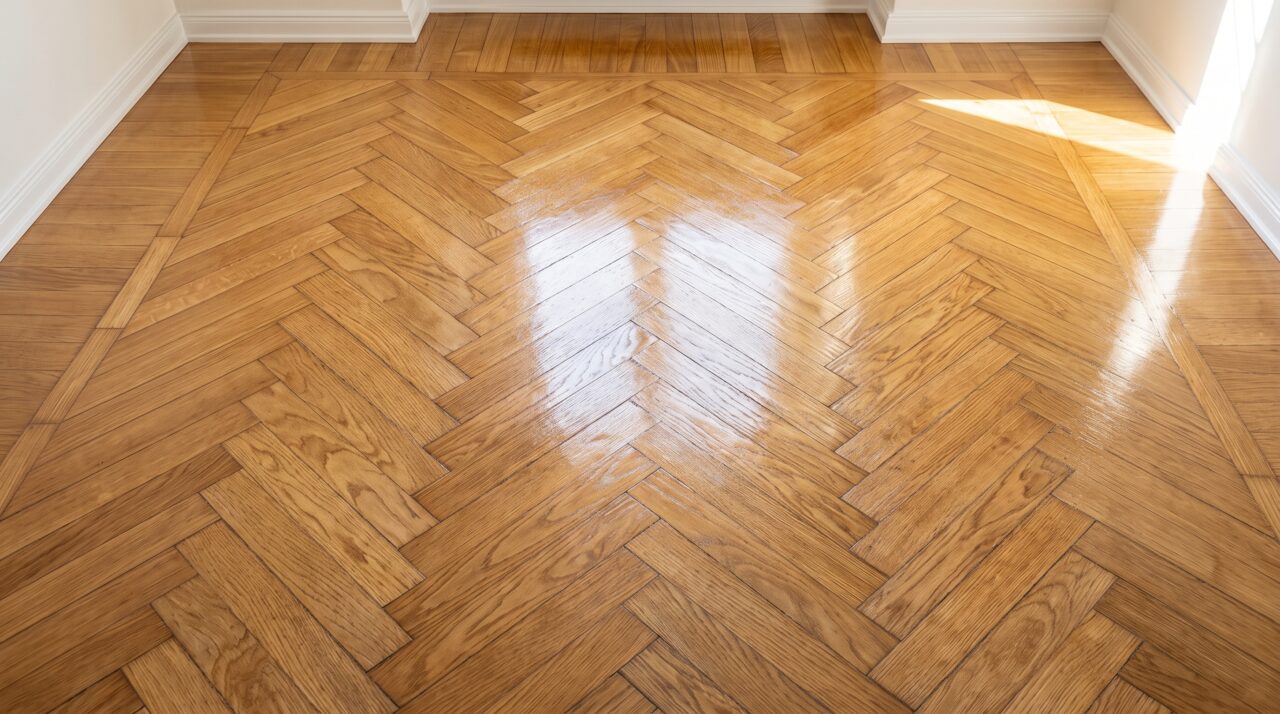Custo e vantagens de restaurar um piso de taco antigo de 40 m² em 2026.