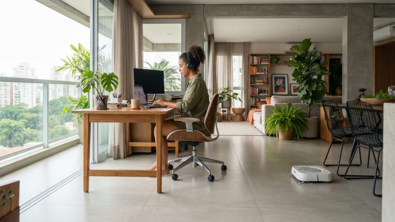 O robô passa-pano que assumiu uma das tarefas mais cansativas da casa de forma silenciosa e autônoma