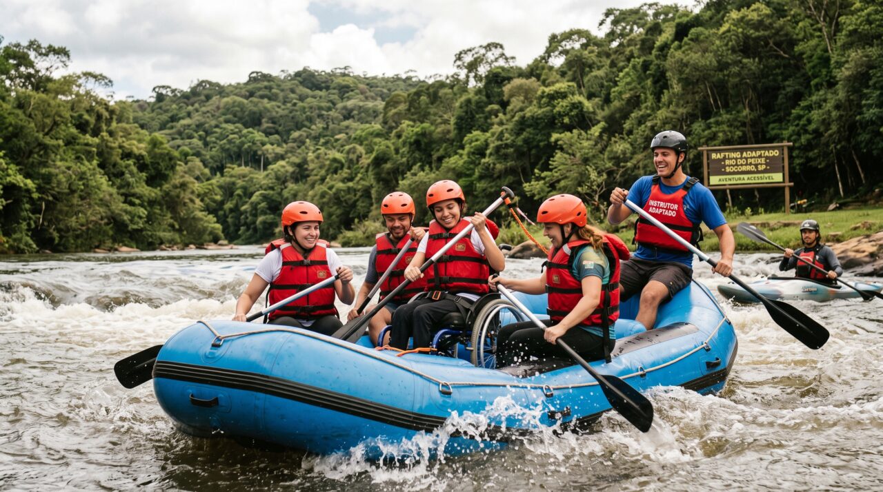 Turismo de aventura acessível e qualidade de vida na cidade de Socorro, São Paulo.