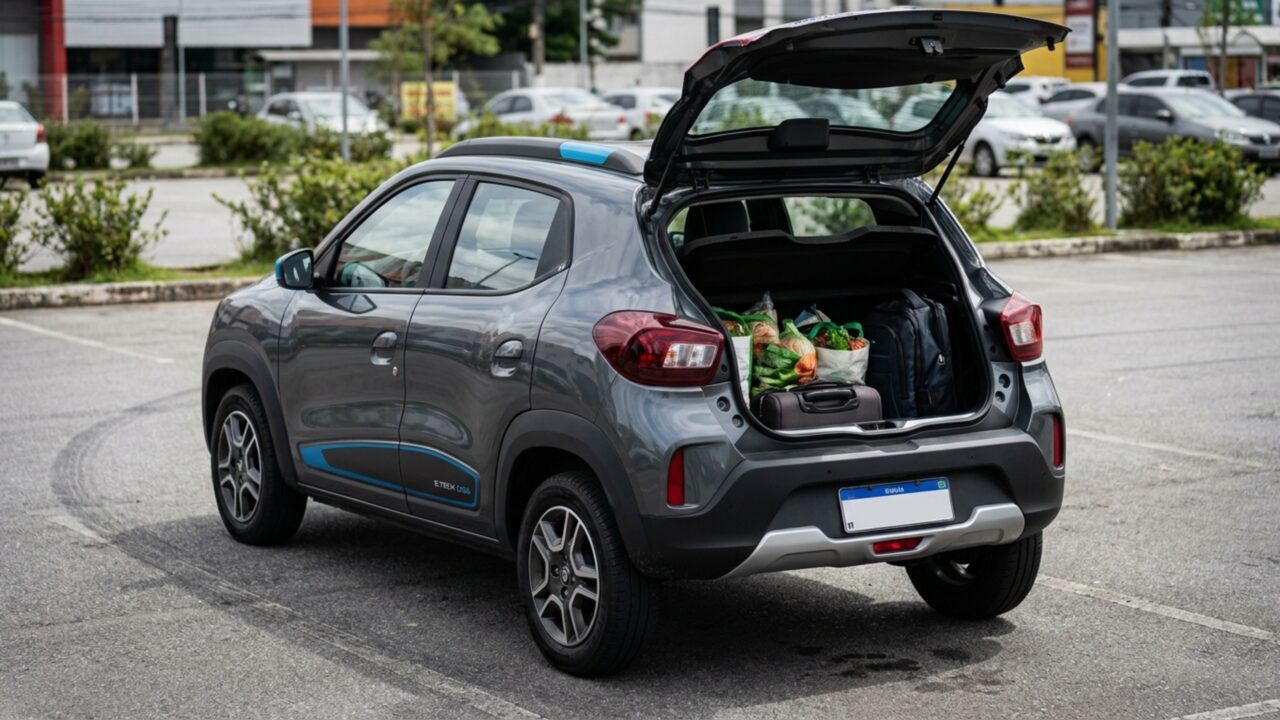 Elétrico de apenas 969 kg leva 290 litros e alcança 130 km/h para enfrentar a cidade sem consumir uma gota de gasolina
